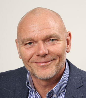 Close up headshot of Vipo employee, Jan Hugo Nilssen